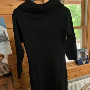 White House Black Market Black Sweater Dress